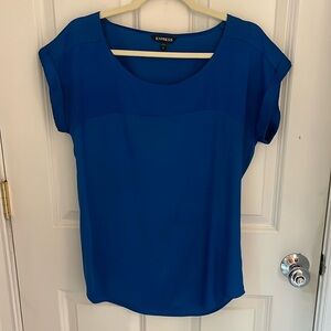 Express size small royal blue blouse
